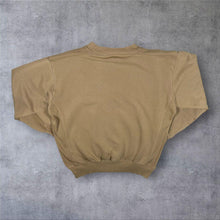 Load image into Gallery viewer, Vintage Puma Embroidered Big Logo Beige Brown Distressed Sweatshirt