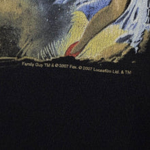 Load image into Gallery viewer, Jerzees (2007) Family Guy Blue Harvest Cartoon TV Show Graphic Black T-Shirt
