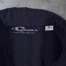 Load image into Gallery viewer, Early 00's O'Neill Embroidered Spellout Y2K Surfer Skater Navy Blue Shirt