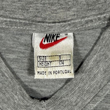 Load image into Gallery viewer, Vintage 90's Nike Embroidered Mini Logo Grey Red V-Neck Cotton T-Shirt