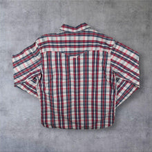 Load image into Gallery viewer, Levi's "Standard Fit" Red Blue White Check Long Sleeve Cotton Shirt