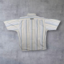 Load image into Gallery viewer, Early 00's Levi's Red Tab Multi Colour Striped Short Sleeve Cotton Shirt