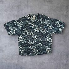 Load image into Gallery viewer, Vintage Wu Zwu Hawaiian Floral Patterned Viscose Short Sleeve Shirt