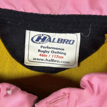 Load image into Gallery viewer, Vintage Halbro Beatsly Boy Colour Block Rugby Short Sleeve Heavy Cotton Polo Shirt