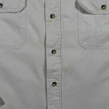 Load image into Gallery viewer, Vintage Wrangler Classic Cream Cotton Double Pocket Long Sleeve Shirt