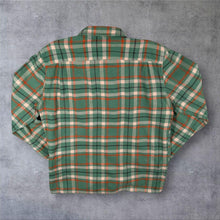 Load image into Gallery viewer, Patagonia Fjord Flannel Shirt Mens M Green Plaid Organic Cotton 53947 FA20