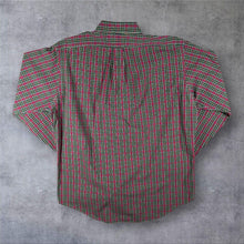 Load image into Gallery viewer, Vintage Ralph Lauren Shirt L XL Tartan Plaid Classic Fit Yellow Pony Long Sleeve