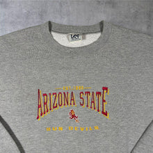 Load image into Gallery viewer, Vintage Lee Sport Arizona State Sun Devils Embroidered College Grey Sweatshirt