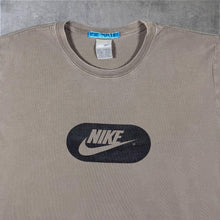 Load image into Gallery viewer, Early 00's Nike Classic Logo Spellout Graphic Faded Brown Cotton Short Sleeve T-Shirt