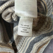 Load image into Gallery viewer, Patagonia Fjord Flannel Shirt Mens S Brown Stripe Organic Cotton 53947 FA19