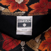 Load image into Gallery viewer, Vintage 90s Cityscape Quebec Canada Sweatshirt Maple Leaf Quarter Zip Black