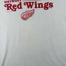 Load image into Gallery viewer, Vintage 90s Detroit Red Wings T Shirt XL Bulletin Single Stitch NHL Hockey White