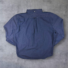 Load image into Gallery viewer, GANT Regular Fit Classic Navy Blue Cotton Long Sleeve Button-Down Shirt