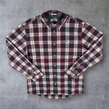 Load image into Gallery viewer, Tommy Hilfiger "Regular Fit" Red Check Long Sleeve Cotton Shirt