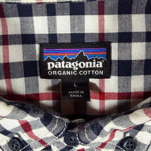 Load image into Gallery viewer, Patagonia Bluffside Shirt Mens L Plaid Organic Cotton Long Sleeve 53791 FA16