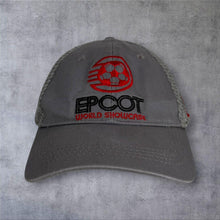 Load image into Gallery viewer, Disney Parks "Epcot World Showcase" Tourist Embroidered Mesh Trucker Baseball Cap