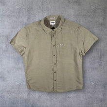 Load image into Gallery viewer, Wrangler "Regular" Classic Khaki Short Sleeve Linen Cotton Shirt