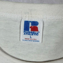 Load image into Gallery viewer, Vintage 80's Russell Athletic "Proud To Be Drug Free" Graphic White Single Stitch T-Shirt