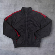 Load image into Gallery viewer, Early 00's Nike Mini Logo Black Red Reversible Padded Puffer Jacket