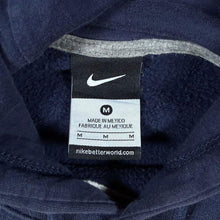 Load image into Gallery viewer, Nike Blue Devils Lacrosse College Centre Swoosh Graphic Navy Blue Hoodie