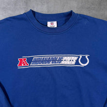 Load image into Gallery viewer, NFL Team Apparel "Indianapolis Colts" Football Embroidered Graphic Blue Sweatshirt