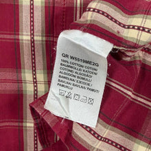 Load image into Gallery viewer, Wrangler Western "Casual Fit" Red White Plaid Check Long Sleeve Cotton Shirt