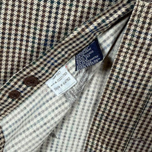 Load image into Gallery viewer, Vintage Chaps Ralph Lauren Mallard Duck Hunting AOP Houndstooth Shirt L 90s