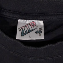 Load image into Gallery viewer, Vintage 90s Zip It London Wolf Earth Graphic T Shirt Black Mens L Wildlife