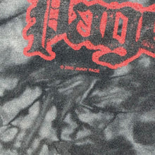 Load image into Gallery viewer, Vintage Liquid Blue (2005) Jimmy Page Music Band Grey Black Tie Dye Cotton T-Shirt