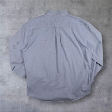 Load image into Gallery viewer, GANT Tech Prep Oxford Shirt Mens 2XL Blue White Gingham Check Regular Fit