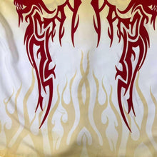 Load image into Gallery viewer, Early 00's Sweety Collection Gothic Y2K Tribal Dragon Yellow Short Sleeve Shirt