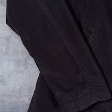 Load image into Gallery viewer, Pretty Green Black Corduroy Jacket Size S Overshirt Popper Snap Mod Workwear