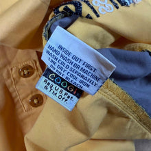 Load image into Gallery viewer, Vintage Y2K COOGI 69 World Class Shirt XXL Yellow Embroidered Hip Hop 2XL