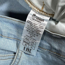 Load image into Gallery viewer, Atlas For Men Classic Blue Stretch Cotton Denim Casual Cargo Shorts