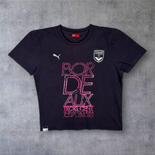 Load image into Gallery viewer, Puma Girondins de Bordeaux FC T Shirt Mens M Navy Pink Retro Football Ligue 1
