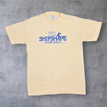 Load image into Gallery viewer, Vintage Royal Caribbean “I’m Shipshape” Souvenir Graphic Single Stitch Yellow T-Shirt