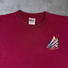 Load image into Gallery viewer, Vintage 90s Oneita Power-T Destin Florida Sailing T Shirt XL USA Embroidered