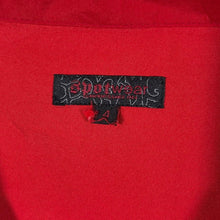 Load image into Gallery viewer, Early 00's Spotwear Goth Y2K Traditional Dragon Tiger Red Short Sleeve Shirt