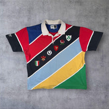 Load image into Gallery viewer, Cotton Traders Six Nations Rugby Shirt 3XL Embroidered Nations Vintage 2000s