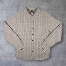 Load image into Gallery viewer, TNF The North Face Beige Cream Check Long Sleeve Cotton Shirt