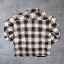 Load image into Gallery viewer, Vintage Identic Lumberjack Plaid Check Padded Cotton Flannel Shirt
