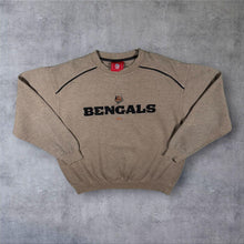 Load image into Gallery viewer, NFL Cincinnati Bengals Football Embroidered Logo Grey-Brown Sweatshirt