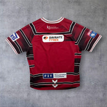 Load image into Gallery viewer, Wigan Warriors 2021 Home Rugby Shirt Hummel Red Black Super League Jersey XL