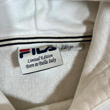 Load image into Gallery viewer, Fila Limited Edition Abstract Graphic Mini Patch Logo Pullover Hoodie