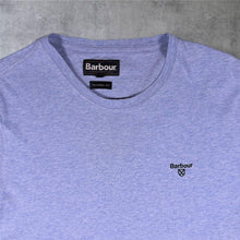 Load image into Gallery viewer, Barbour Tailored Fit Blue Marl Cotton Crew Neck Short Sleeve T-Shirt