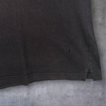 Load image into Gallery viewer, Vintage 90's Station Faded Black Grey Striped Sleeve Cotton T-Shirt