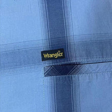 Load image into Gallery viewer, Vintage Wrangler Blue Mix Check Short Sleeve Cotton Shirt