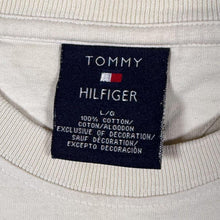 Load image into Gallery viewer, Vintage Tommy Hilfiger TH Pocket Logo White Cream Cotton Short Sleeve T-Shirt