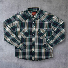 Load image into Gallery viewer, Vintage Rustler X-Long Tails Cowboy Western Multi Check Long Sleeve Popper Shirt