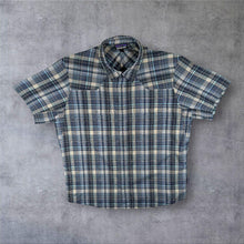 Load image into Gallery viewer, Patagonia Bandito Shirt Mens L Blue Plaid Western Snap STY54025 SP18